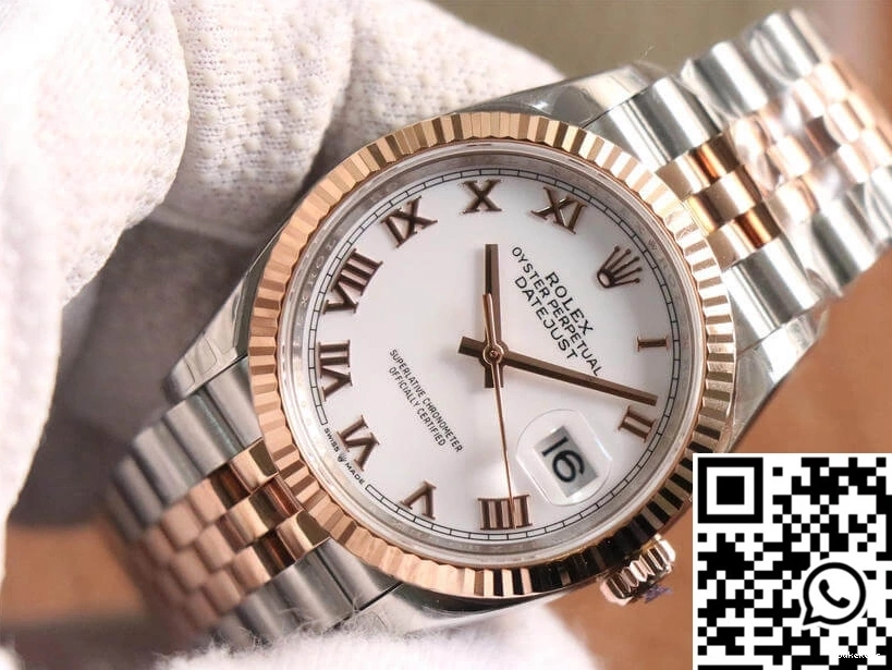 Rose Datejust Gold Rolex Factory M126231-0015 EW 0502